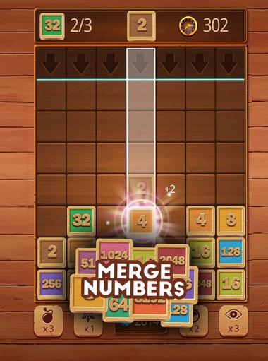 Merge Numbers : Wooden edition